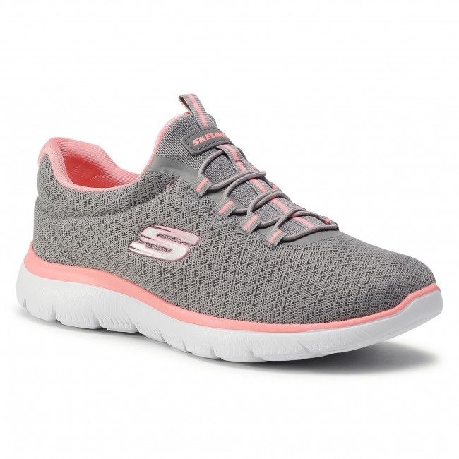 Scarpe SKECHERS - Summits 12980/GYPK Gray/Pik