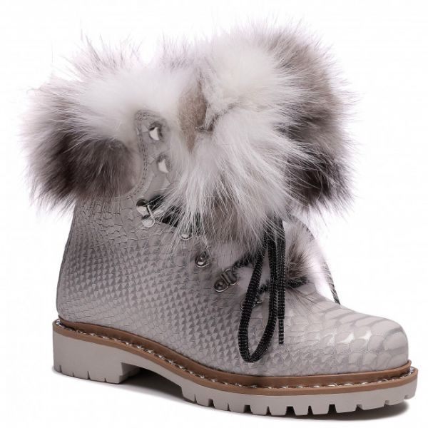 Scarponcini NEW ITALIA SHOES - 2115403/1 Cerimonia Silver