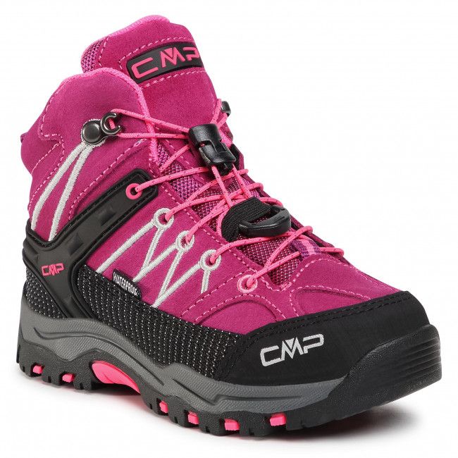 Scarpe da trekking CMP - Kids Rigel Mid Trekking Shoe Wp 3Q12944 Berry/Pink Fluo 05HF