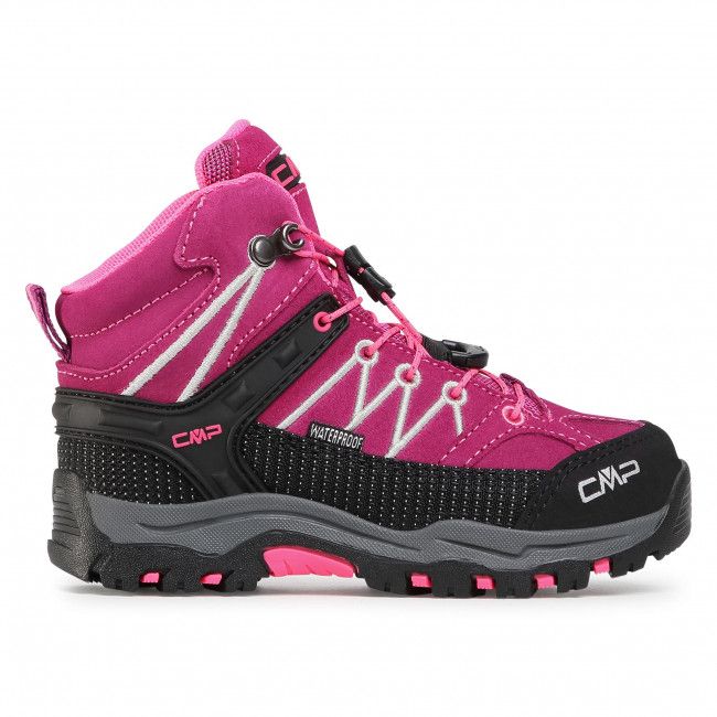 Scarpe da trekking CMP - Kids Rigel Mid Trekking Shoe Wp 3Q12944 Berry/Pink Fluo 05HF