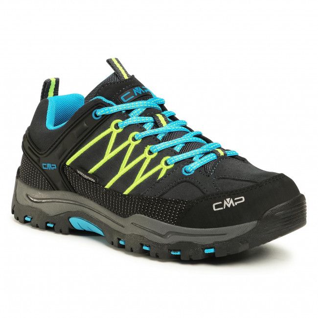 Scarpe da trekking CMP - Rigel Low Trekking Shoes Wp 3Q13244J Antracite/Yellow Fluo 34UF