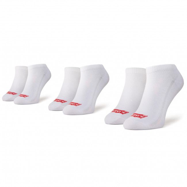 Set di 3 paia di calzini corti unisex Levi's® - 37157-0171 White