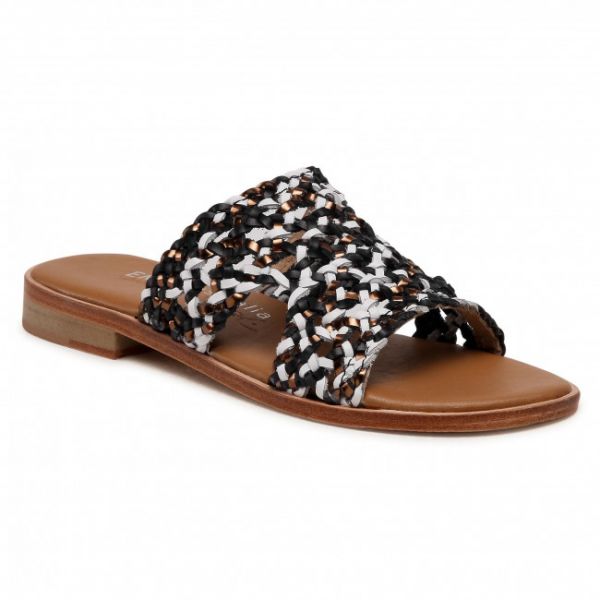 Ciabatte EMU AUSTRALIA - Kadina Tri W12454 Black/Coconut/Noir/Blanc Coco