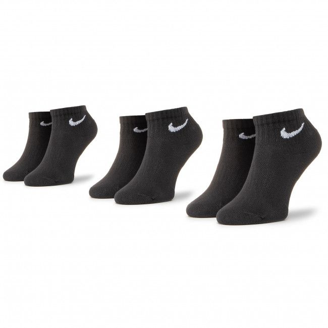 Set di 3 paia di calzini corti unisex Nike - SX7667-010 Nero