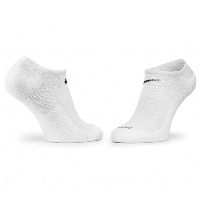 Set di 3 paia di calzini corti unisex Nike - SX7840 100 Bianco