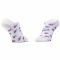 Set di 3 paia di pedulini unisex Reebok - Cl Fo Invisible Sock 3P GG6680 White/Vecblu/Vecred