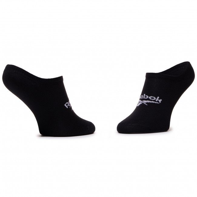 Set di 3 paia di pedulini unisex Reebok - Cl Fo Invisible Sock 3P GG6679 Black