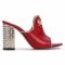 Ciabatte R.POLAŃSKI - 1007 Czerwony Lico