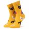 Calzini lunghi unisex DOTS SOCKS - DTS-SX-403-Y Giallo Multicolore