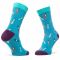Calzini lunghi unisex DOTS SOCKS - DTS-SX-408-G Blu Multicolore