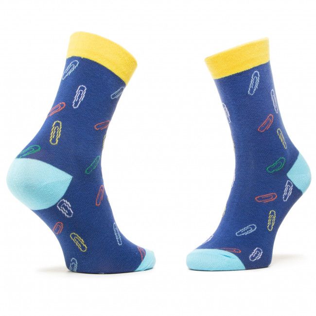 Calzini lunghi unisex DOTS SOCKS - DTS-SX-428-G Blu scuro Multicolore