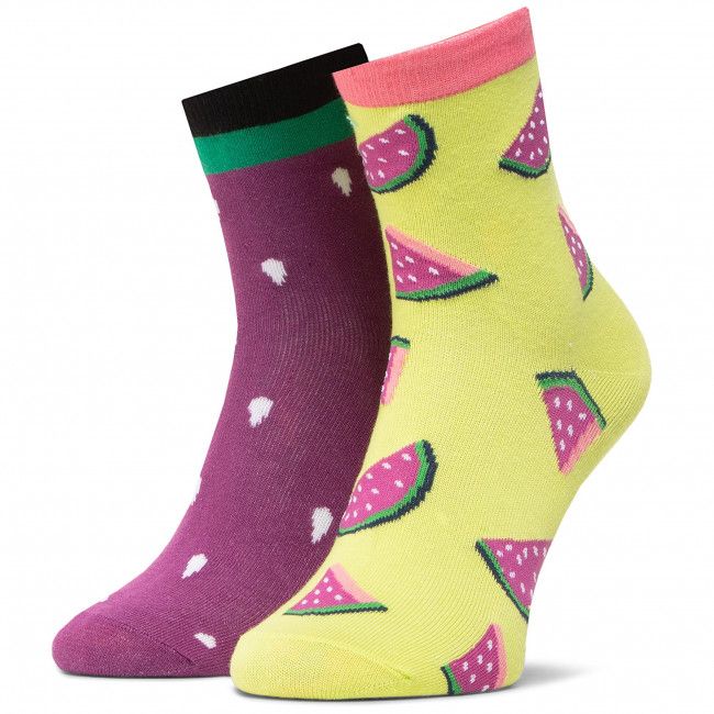 Calzini lunghi unisex Dots Socks - DTS-SX-462-R Viola