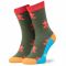 Calzini lunghi unisex DOTS SOCKS - DTS-SX-479-Z Multicolore Verde