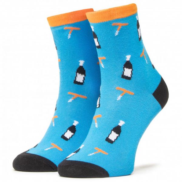 Calzini lunghi unisex DOTS SOCKS - DTS-SX-498-N Blu
