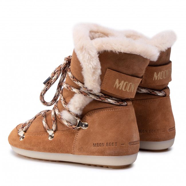 Stivali da neve MOON BOOT - Dk Side High Shearling 24300100001 Whisky/Off White