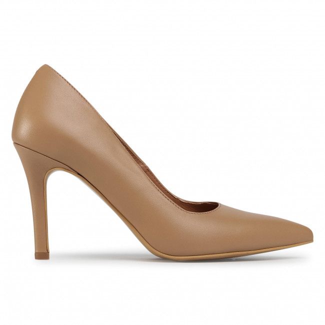 Scarpe stiletto R.POLAŃSKI - 1042 Camel Lico