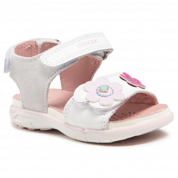 Sandali GEOX - B. S Delhi G. A B154MA 08522 C1000 M White Sandali GEOX - B. S Delhi G. A B154MA 08522 C1000 M White