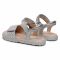 Sandali GEOX - J S.Haiti G.A J028ZA 007NF C0434 S Silver/White