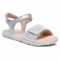 Sandali GEOX - J S Haiti J028ZA 007NF C0434 D Silver/White