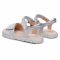 Sandali GEOX - J S Haiti J028ZA 007NF C0434 D Silver/White