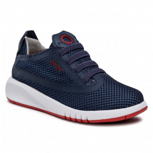 Sneakers GEOX - J Aeranter B. B J04BNB 03TBC C0735 S Navy/Red Sneakers GEOX - J Aeranter B. B J04BNB 03TBC C0735 S Navy/Red