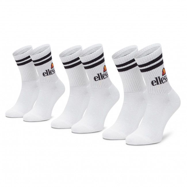 Set di 3 paia di calzini lunghi da uomo ELLESSE - Pullo SAAC0620 White 908