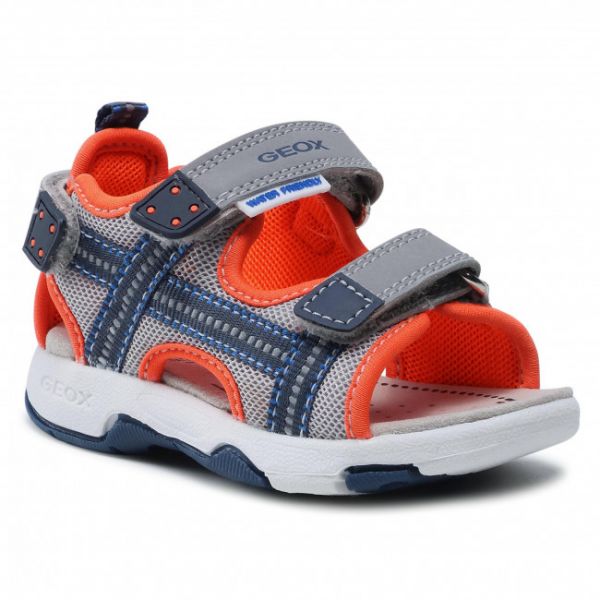 Sandali GEOX - B S.Multy B. A B150FA 05014 C9332 M Grey/Fluo Orange Sandali GEOX - B S.Multy B. A B150FA 05014 C9332 M Grey/Fluo Orange
