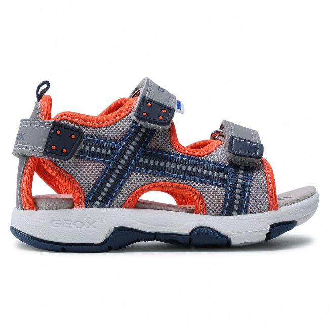 Sandali GEOX - B S.Multy B. A B150FA 05014 C9332 M Grey/Fluo Orange