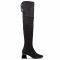 Stivali sopra il ginocchio R.POLAŃSKI - 1185 Czarny Zamsz