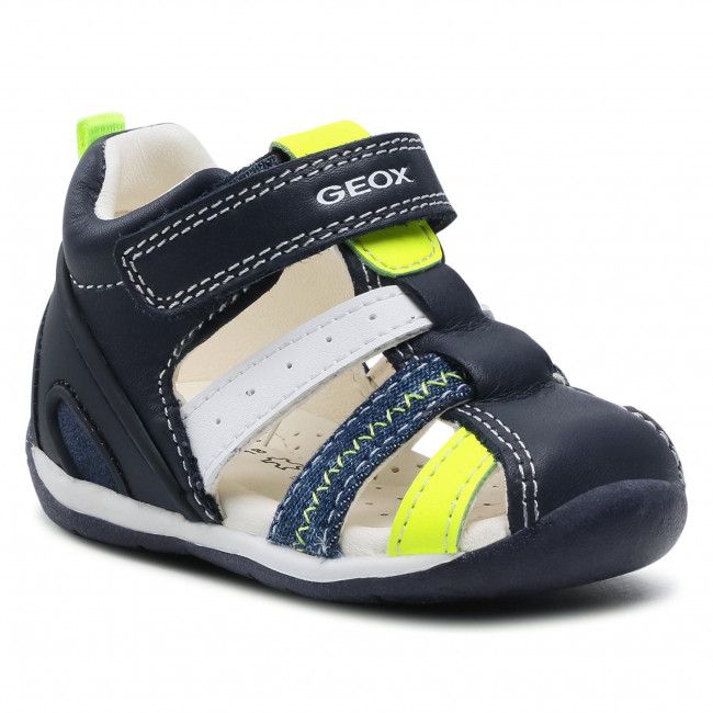 Sandali Geox - B Each B. B B150BB 08554 C4502 Navy/Fluo Yellow