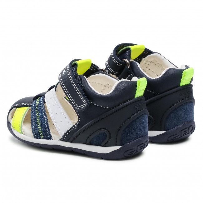 Sandali Geox - B Each B. B B150BB 08554 C4502 Navy/Fluo Yellow