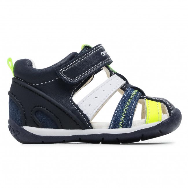 Sandali Geox - B Each B. B B150BB 08554 C4502 Navy/Fluo Yellow