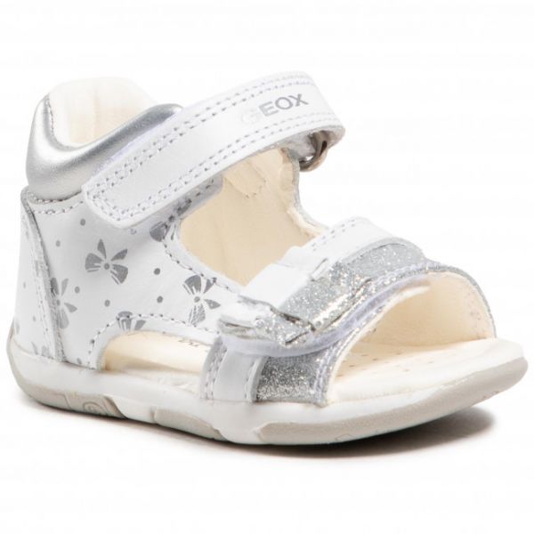 Sandali Geox - B S.Tapuz G. B B150YB 085NF C0007 White/Silver Sandali Geox - B S.Tapuz G. B B150YB 085NF C0007 White/Silver