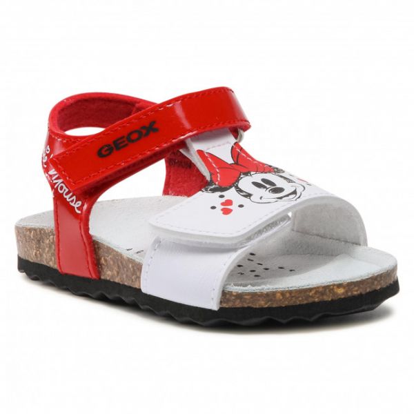 Sandali Geox - B S.Chalki G. C B152RC 00254 C0003 M Red/White Sandali Geox - B S.Chalki G. C B152RC 00254 C0003 M Red/White