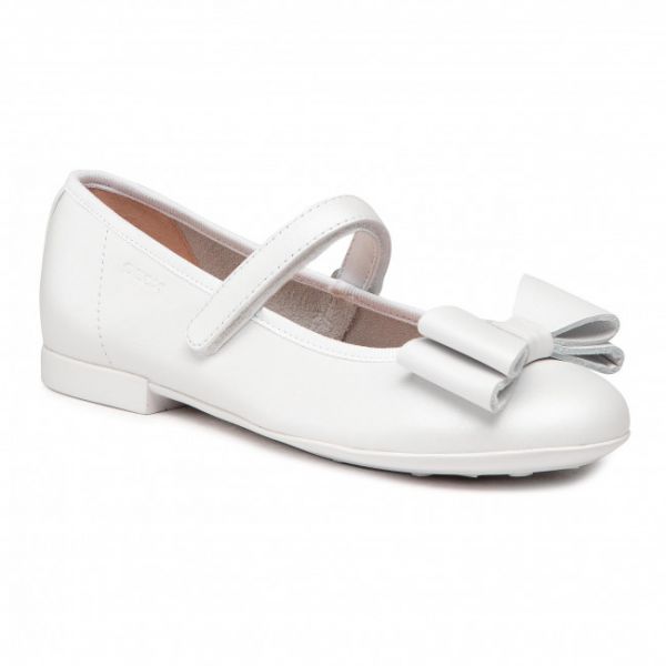 Ballerine Geox - J Plie' B J0255B 00044 C1000 S White Ballerine Geox - J Plie' B J0255B 00044 C1000 S White