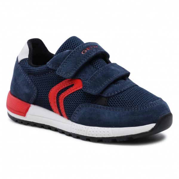 Sneakers GEOX - J Alben B. A J159EA 01422 C0735 S Navy/Red Sneakers GEOX - J Alben B. A J159EA 01422 C0735 S Navy/Red
