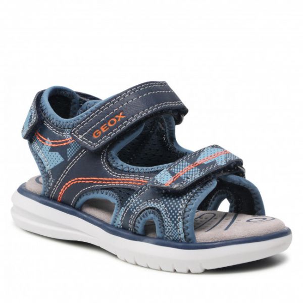 Sandali Geox - J S. Maratea B.D J15DRD 01504 C0659 M Navy/Orange Sandali Geox - J S. Maratea B.D J15DRD 01504 C0659 M Navy/Orange