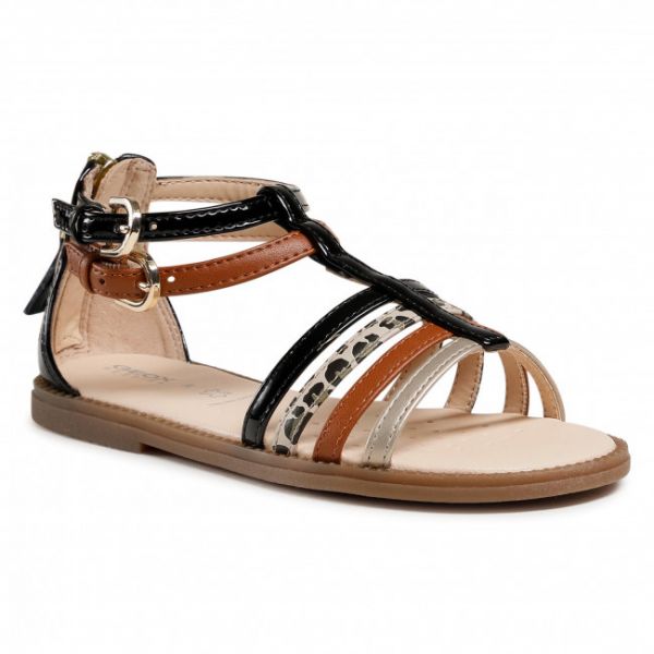 Sandali GEOX - J S.Karly G. D J7235D 00254 C9B5G S Black/Caramel Sandali GEOX - J S.Karly G. D J7235D 00254 C9B5G S Black/Caramel