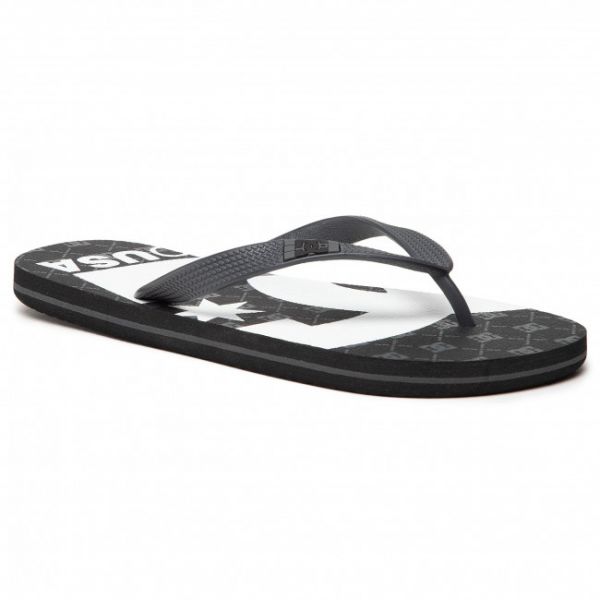 Infradito DC - Spray Graffik 303276 Black/Gunmetal/White (KGW) Infradito DC - Spray Graffik 303276 Black/Gunmetal/White (KGW)