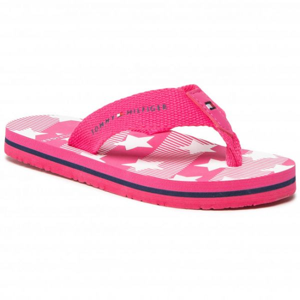 Infradito TOMMY HILFIGER - Stars Print Flip Flop T3A0-30882-0058 M Fuchsia 313 Infradito TOMMY HILFIGER - Stars Print Flip Flop T3A0-30882-0058 M Fuchsia 313