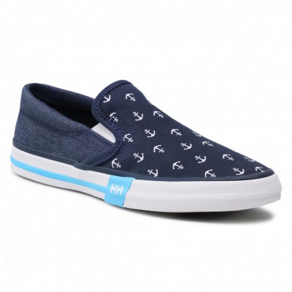 Scarpe sportive HELLY HANSEN - W Copenhagen Slip-On Shoe 114-85.597 Navy/Off White/Aqua Blue