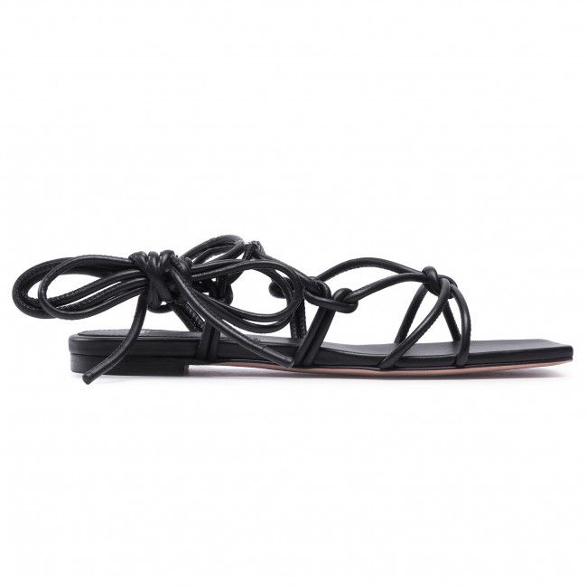 Sandali BOSS - Lucy Flat Sandal-N 50453054 1022415 01 Black 001