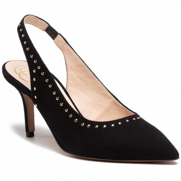 Sandali BALDOWSKI - D03439-3359-003 Zamsz Czarny