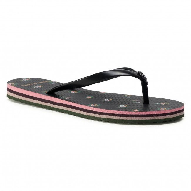 Infradito TORY BURCH - Thin Flip Flop 56488 Perfect Black/Daybreak Ditsy 001