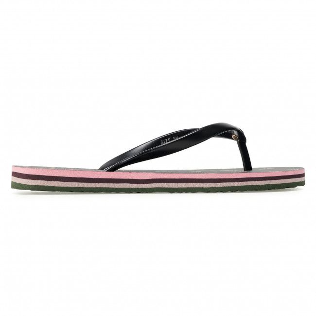 Infradito TORY BURCH - Thin Flip Flop 56488 Perfect Black/Daybreak Ditsy 001