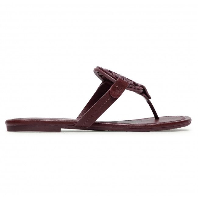 Infradito TORY BURCH - Metal Miller Embellished Sandal 79535 Burgundy 927