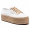 Espadrillas SUPERGA - 2790 Drill Denim Rope S41115W White/Natural A07