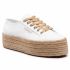 Espadrillas SUPERGA - 2790 Drill Denim Rope S41115W White/Natural A07