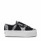 Scarpe sportive SUPERGA - 2790 Lettering Tape Jellysole S41161W Black Grey Ash/Black Tape Lt Grey Sole A0V