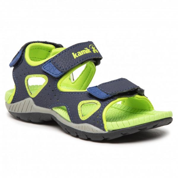 Sandali Kamik - Lobster 2 HK4126 Navy Lime Sandali Kamik - Lobster 2 HK4126 Navy Lime
